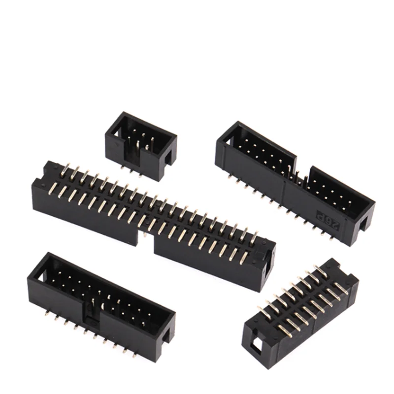 10 Uds SMT 2,54 MM DC3 6/8/10/12/14/16/20/30/40 posiciones IDC doble fila conector de paso de 2,54mm SMD PCB IDC Socket - imagen 2