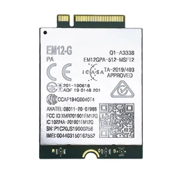Quectel EM12-G Módulo LTE-A Cat12 4G Alta Velocidad