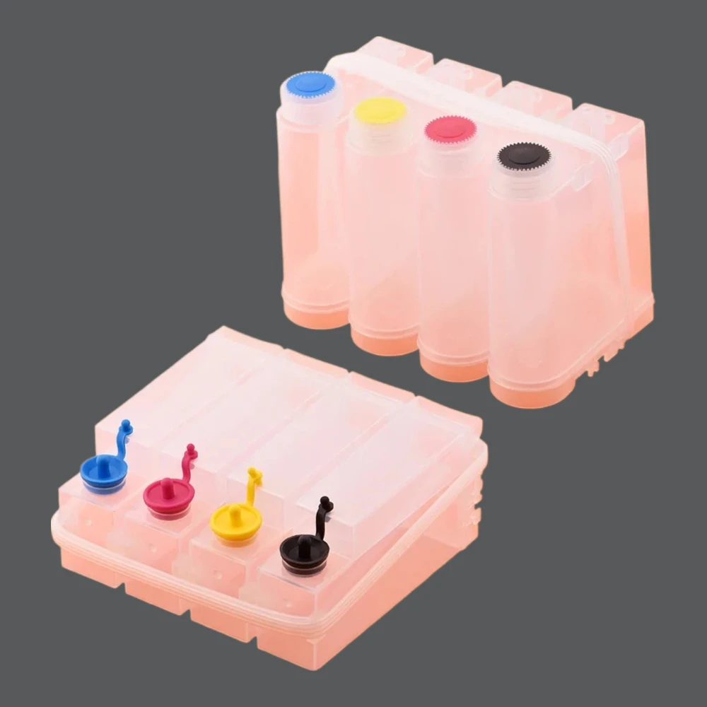 500ml Ciss Ink Tank for HP Canon Epson Brother Printers 4 Colors DIY Universal Ciss Tank Pipelines