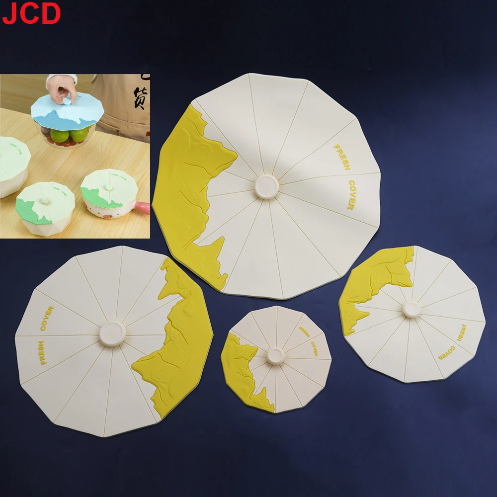 1 Uds. Cubierta de silicona para cuencos de microondas, tapa para envolver alimentos, tapa para olla, cubierta fresca para alimentos, tapa para sartén, tapón, cubiertas para cuencos, herramienta de cocina ﻿