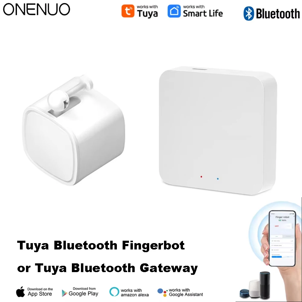 Tuya-Robot de dedo con Bluetooth, pulsador de botón y puerta de enlace Bluetooth Tuya para elegir la aplicación, interruptor inalámbrico de brazos Fingerbot - imagen 2