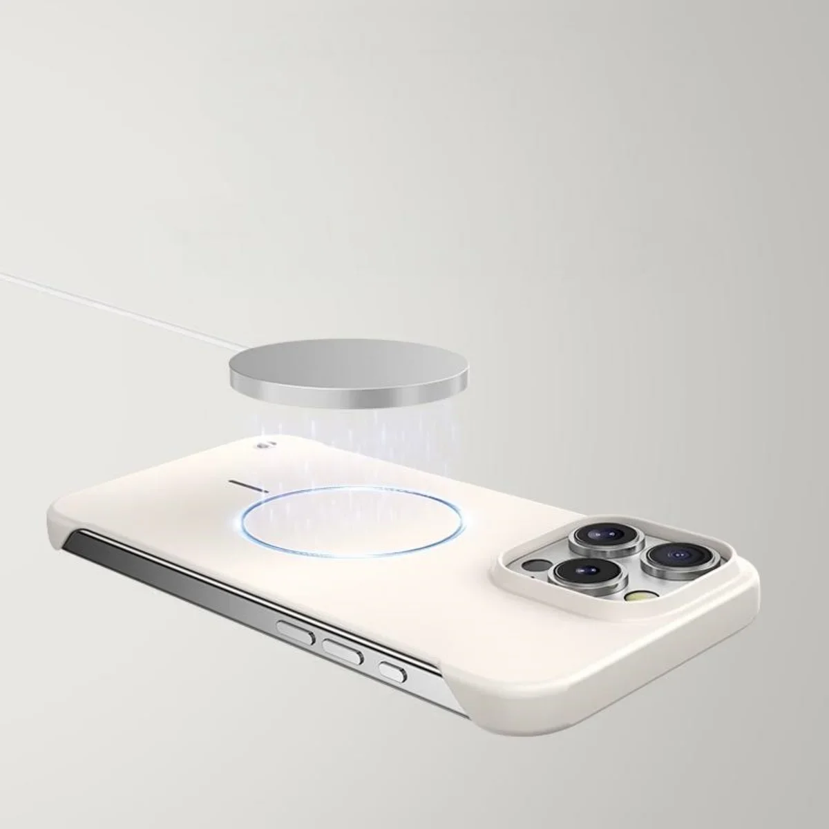 Funda delgada sin marco esmerilada para Magsafe para iPhone 17 Air 16 15 14 13 12 11 ProMax cubierta dura de carga inalámbrica magnética - imagen 4