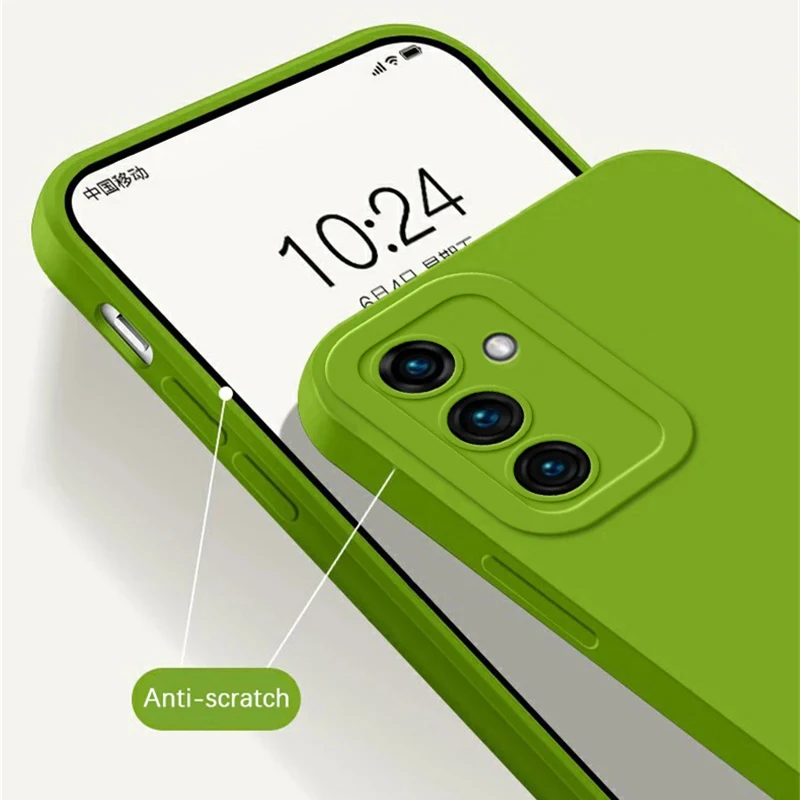 Funda de silicona líquida suave para Samsung Galaxy Quantum5, Protector de cámara, nuevo Color - imagen 5