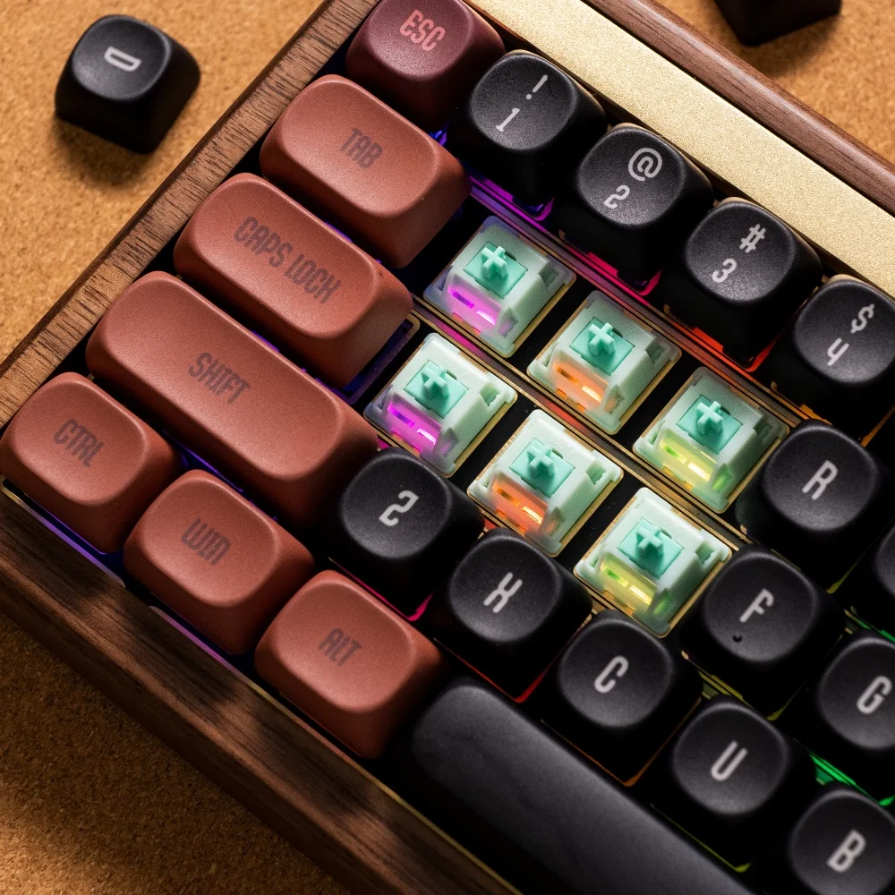 Akko Botany Switch para teclado mecánico 38 ± 5gf 5 pines interruptores lineales lubricados de fábrica para accesorios de juego MX DIY 45 piezas - imagen 5