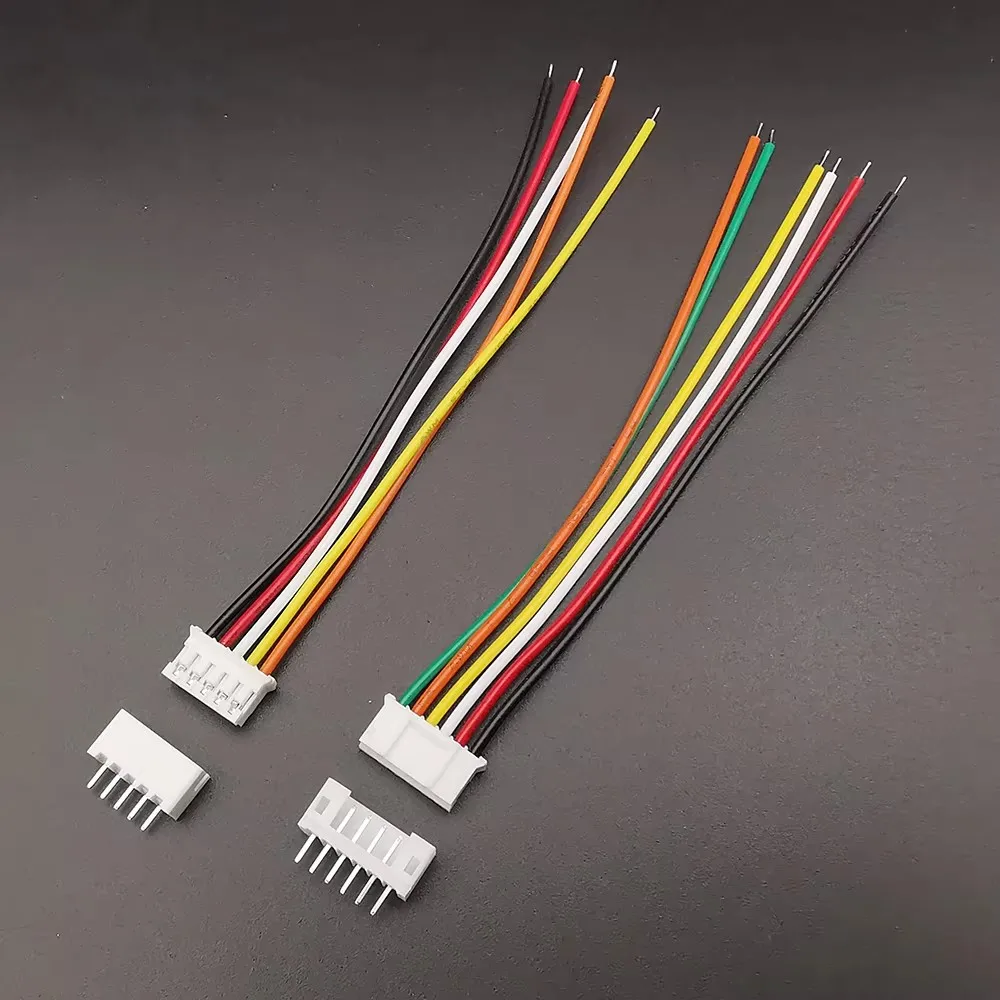 5 Juegos Mini Micro JST 2,0 PH2.0 2/3/4/5/6/7/8Pin conector macho hembra con Cables 100mm 200mm ﻿ - imagen 4