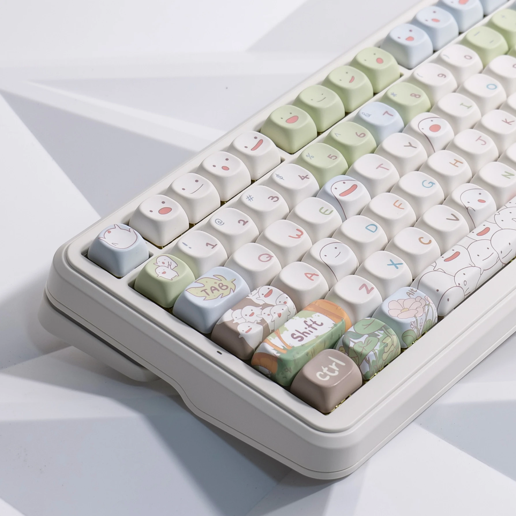 Teclas con temática Wala, teclas bonitas con perfil XOA, PBT, 5 caras, F75, F87, F99VGN, 141 teclas - imagen 2