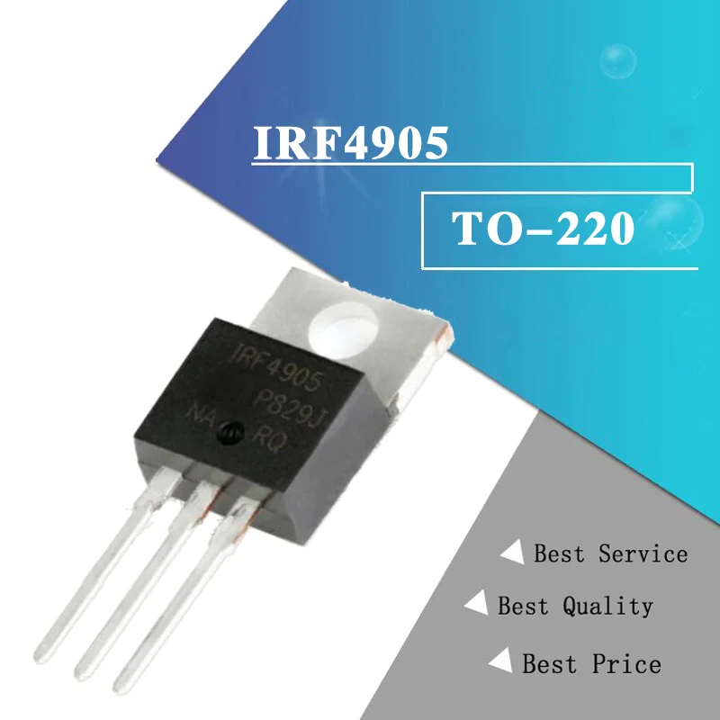 10 piezas, IRF3205PBF, IRF3205 TO-220, MOSFET, IRF3710, IRF3808, IRF4905, IRF5210, IRF5305, IRF8010, IRF3710PBF, IRF3808PBF, IRF4905PBF, IRF3708 - imagen 3