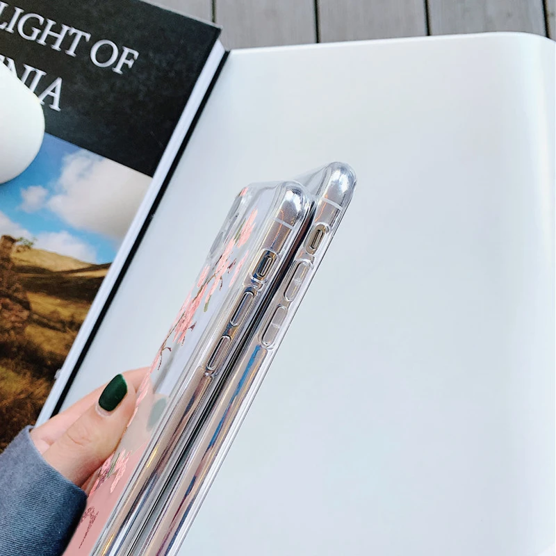 Funda con letras y flores para Redmi Note 12 4G, Funda de silicona suave trasera a la moda, Funda transparente para Redmi Note12 - imagen 3