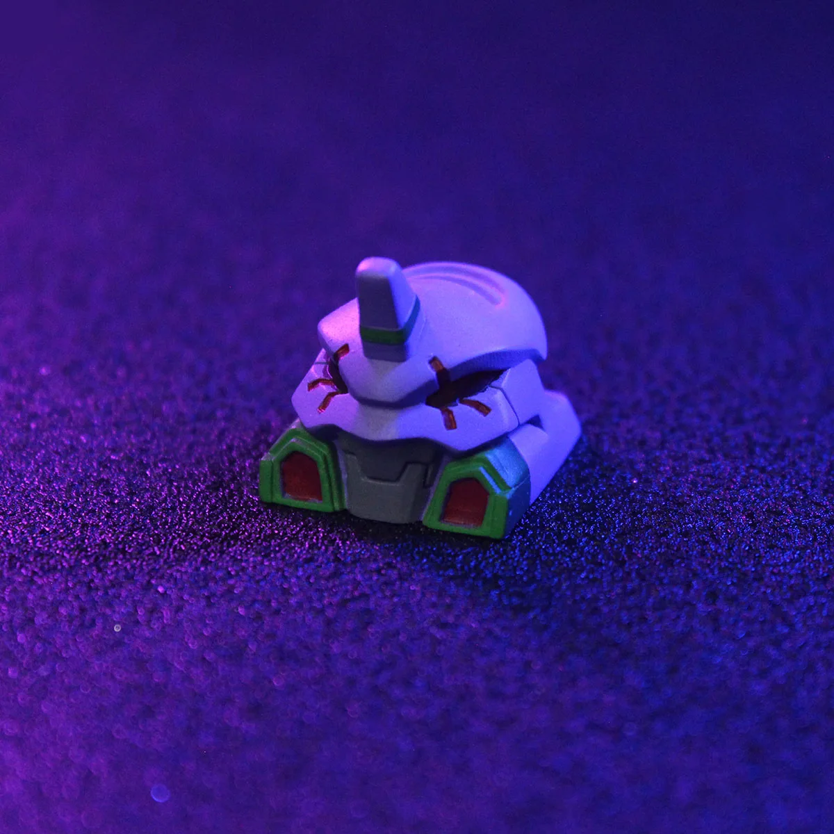 Juego de teclas con tema de máquina inicial de EVA, transmisión de luz, teclas originales hechas a mano personalizadas para regalo de teclado mecánico - imagen 3