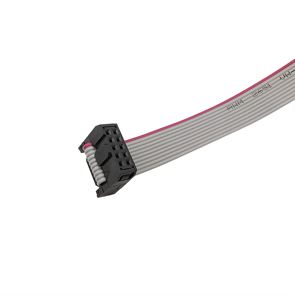 FC-6/8/10/12/14/16/18/20/24/26/30/40/50Pin JTAG ISP Cable de descarga Cable conector de Cable de datos de cinta plana gris - imagen 4