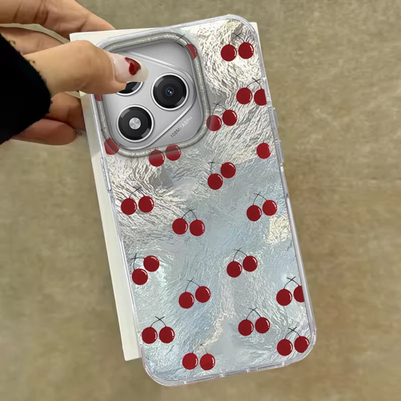 Para Honor 400 200 Pro 400 200 Lite X9b Migic6 7 5 Lite X8b X8c X9a X9c X7c X8a X7B X6 70 Lite 5G bonita funda de teléfono con estampado de cereza - imagen 2