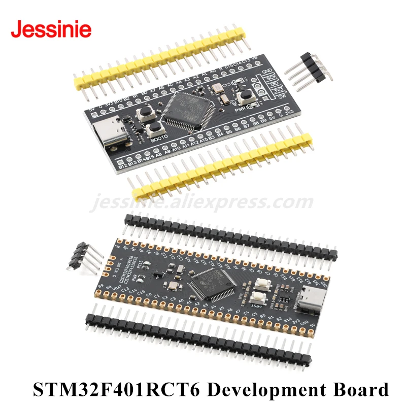 Placa de desarrollo STM32F401RCT6, 5 uds./1 unidad, módulo de placa de aprendizaje de sistema mínimo de núcleo STM32F4, interfaz tipo C