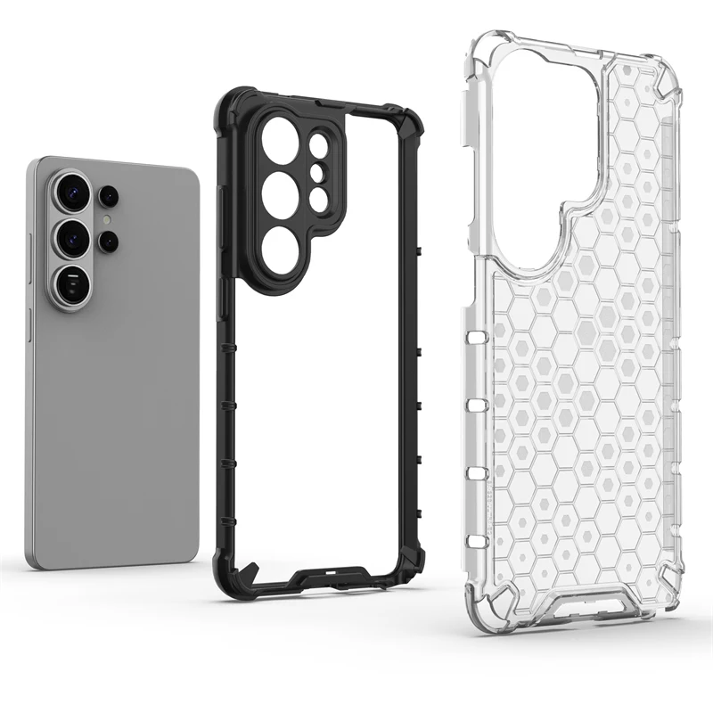 Funda de teléfono de panal para Samsung Galaxy S26 Ultra, Funda antideslizante para Samsung S26 Plus, Funda trasera para Galaxy S26 - imagen 2