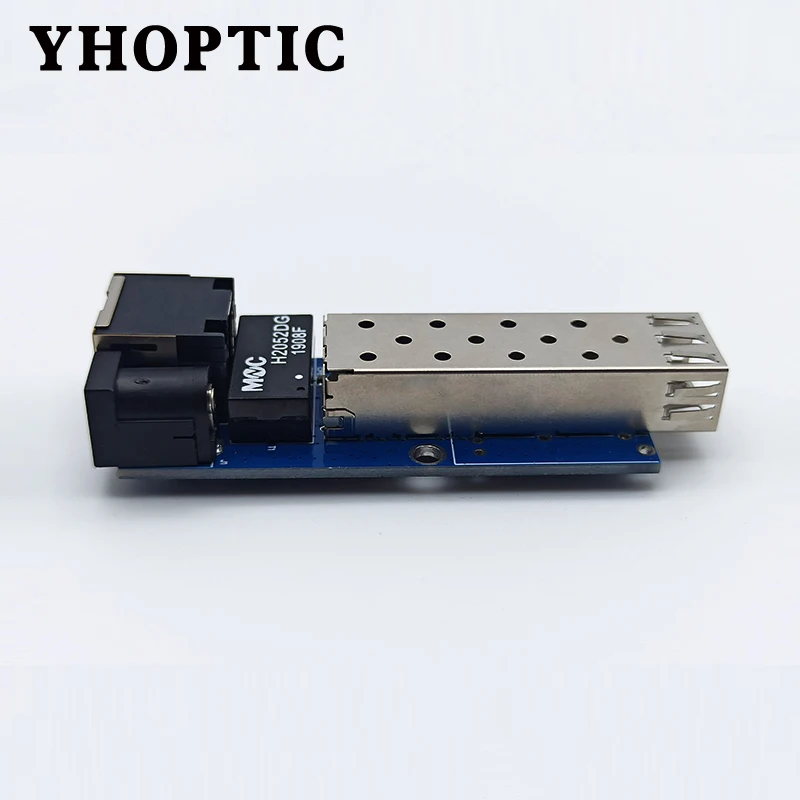 Mini placa PCBA con interruptor de fibra óptica de 1,25G, módulo transceptor SFP Gigabit/100Mbps integrado y puerto RJ45 - imagen 4