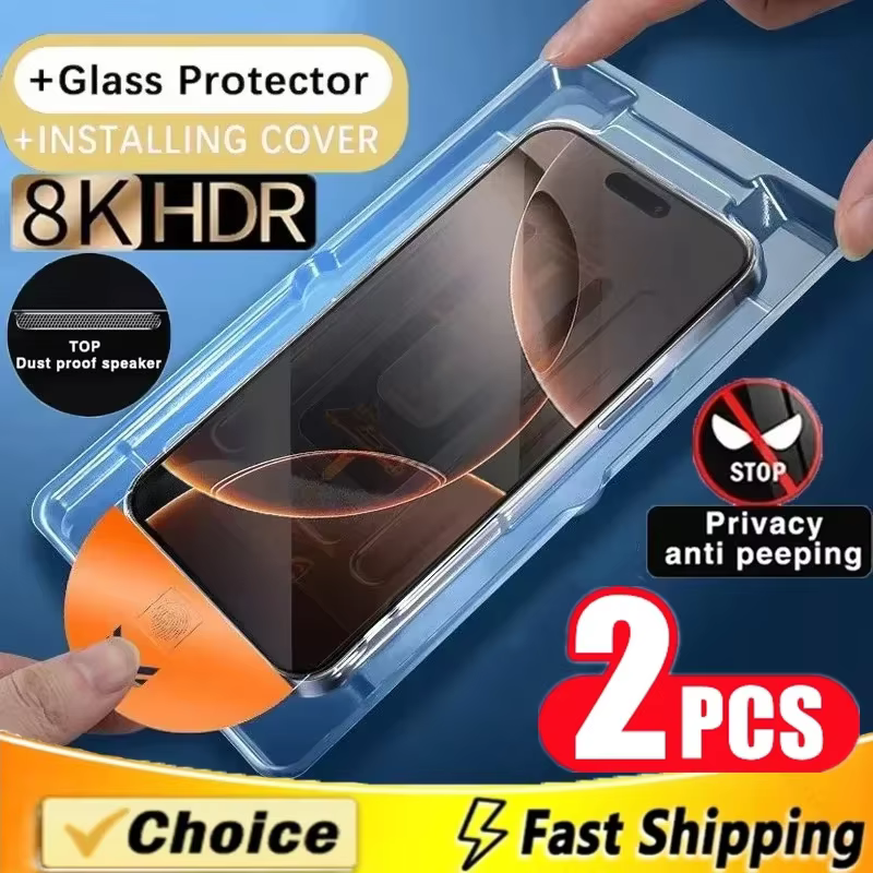 Vidrio Privacidad iPhone – Protector Pantalla Antiespía Anti-Raspaduras