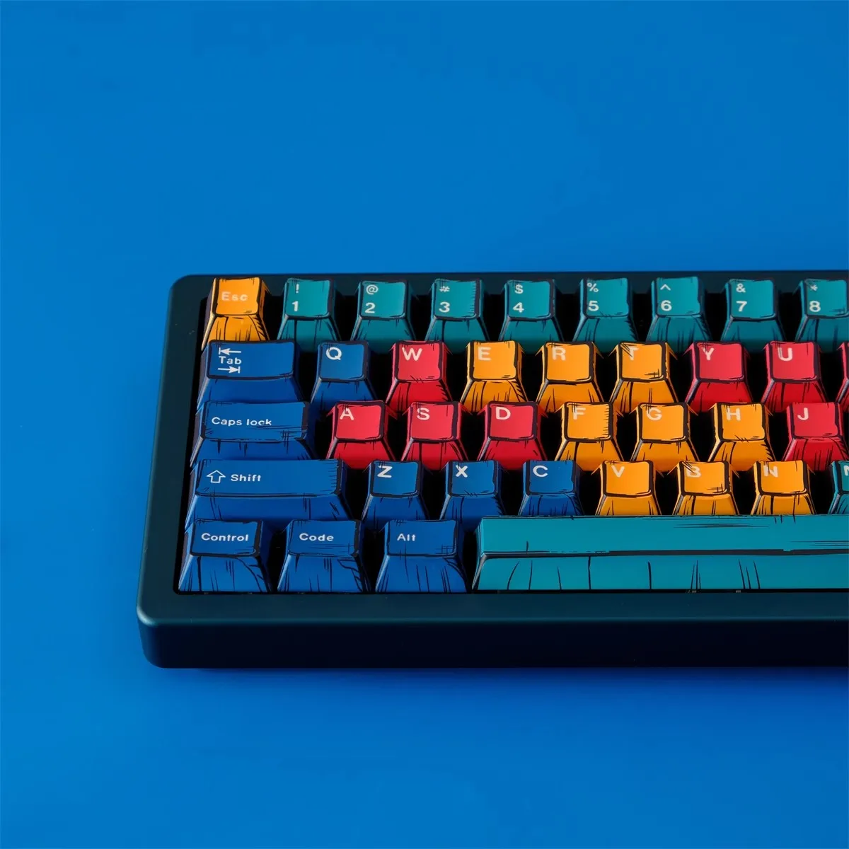 Teclas de cómic EVA 01 BOW Cherry Profile PBT Dye-Sub 78/151 teclas para teclado mecánico para jugar 61/61/63/64/68 interruptores MX - imagen 2