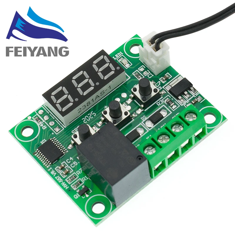 W1209 DC 12V rojo/azul calor frío temperatura termostato interruptor de control de temperatura controlador de temperatura - imagen 4