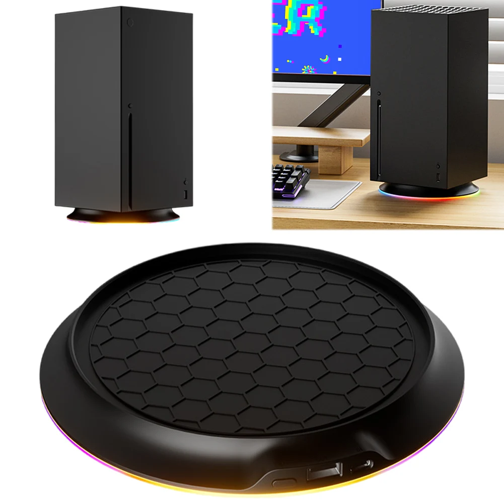 Base de estación de refrigeración para consola Xbox Series X, soporte antideslizante, soporte RGB, Base de muelle, accesorios para consola de juegos - imagen 2