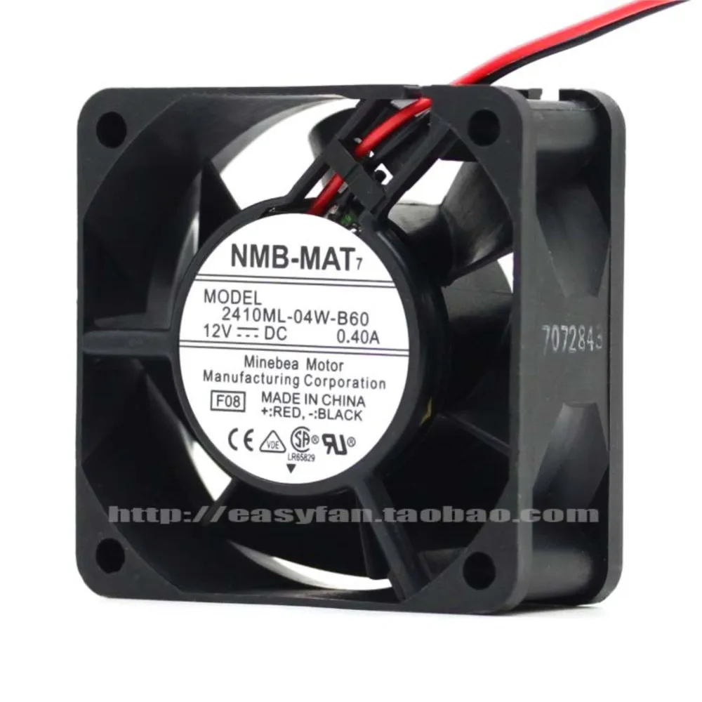 NMB 2410ML-04W-B60 Ventilador 60 mm DC 12V con rodamientos dobles - imagen 3