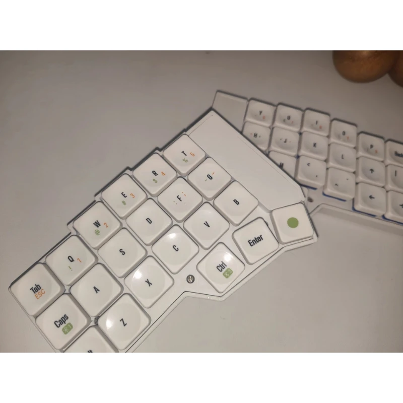 Corne-teclado dividido de perfil bajo, inalámbrico, Bluetooth, modo Dual, personalizado, RGB, intercambio en caliente, ZMK, para videojuegos y oficina - imagen 3