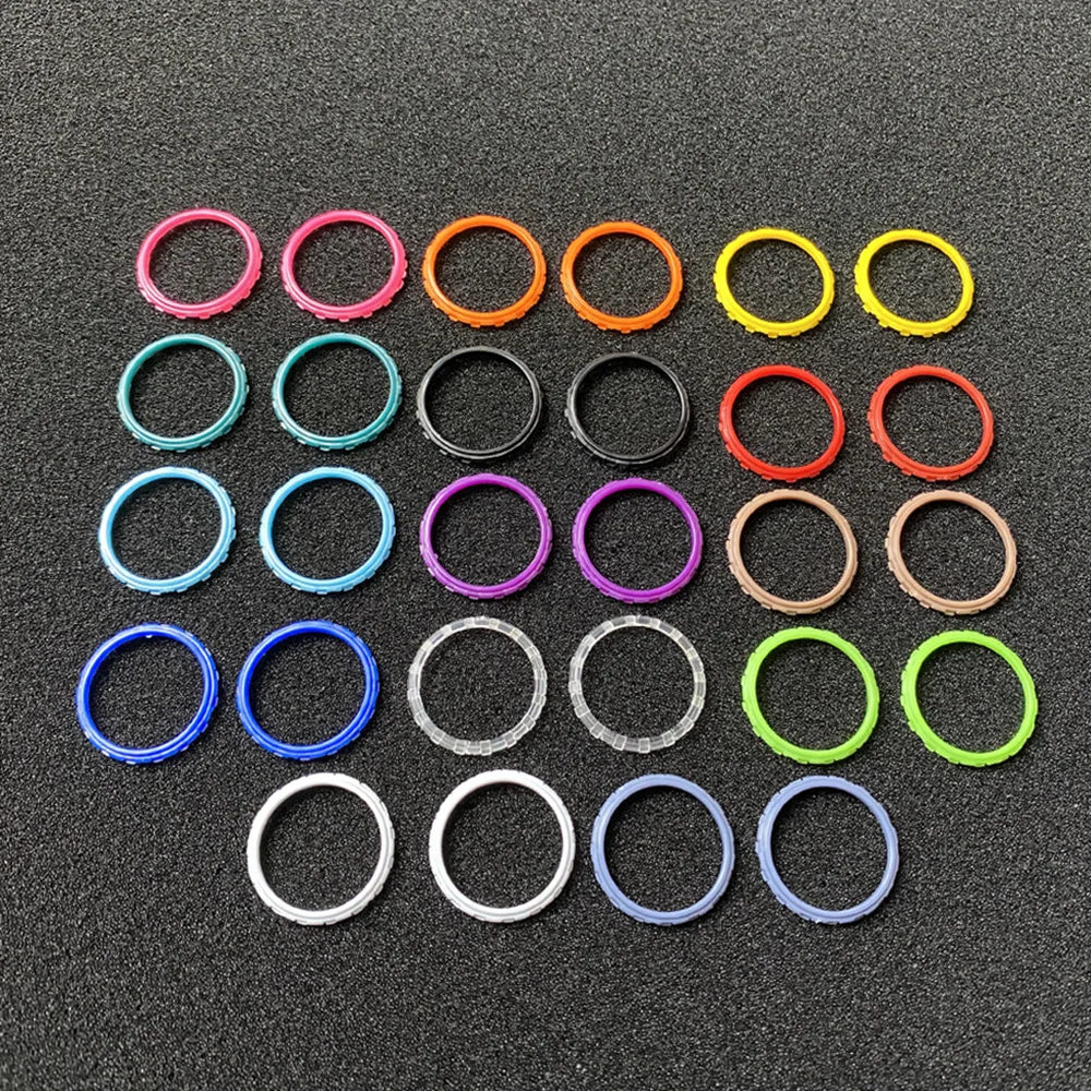 1 par = 2 uds para controlador de PS5, anillos de palanca de pulgar con acento analógico para accesorios de repuesto de PS5
