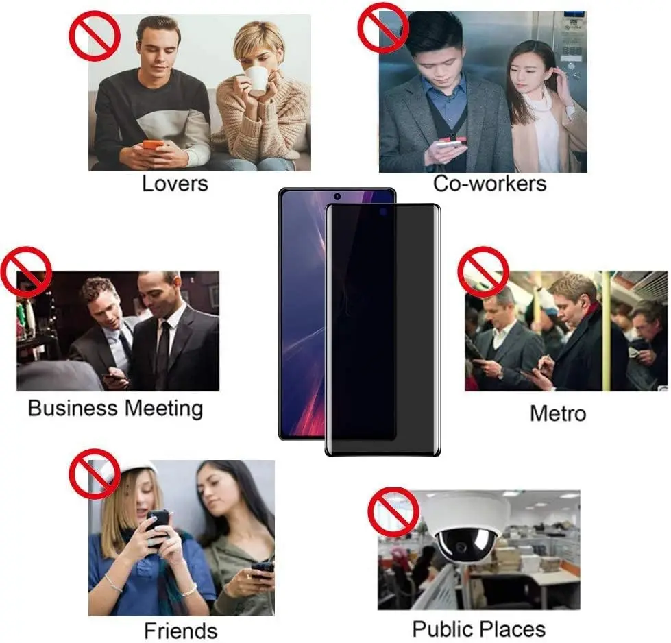 Protector de pantalla de privacidad para HuaWei Honor X9a Honor X9b/Magic 5 6 Pro Lite, película de vidrio templado antiespía, 2/4 Uds. - imagen 4