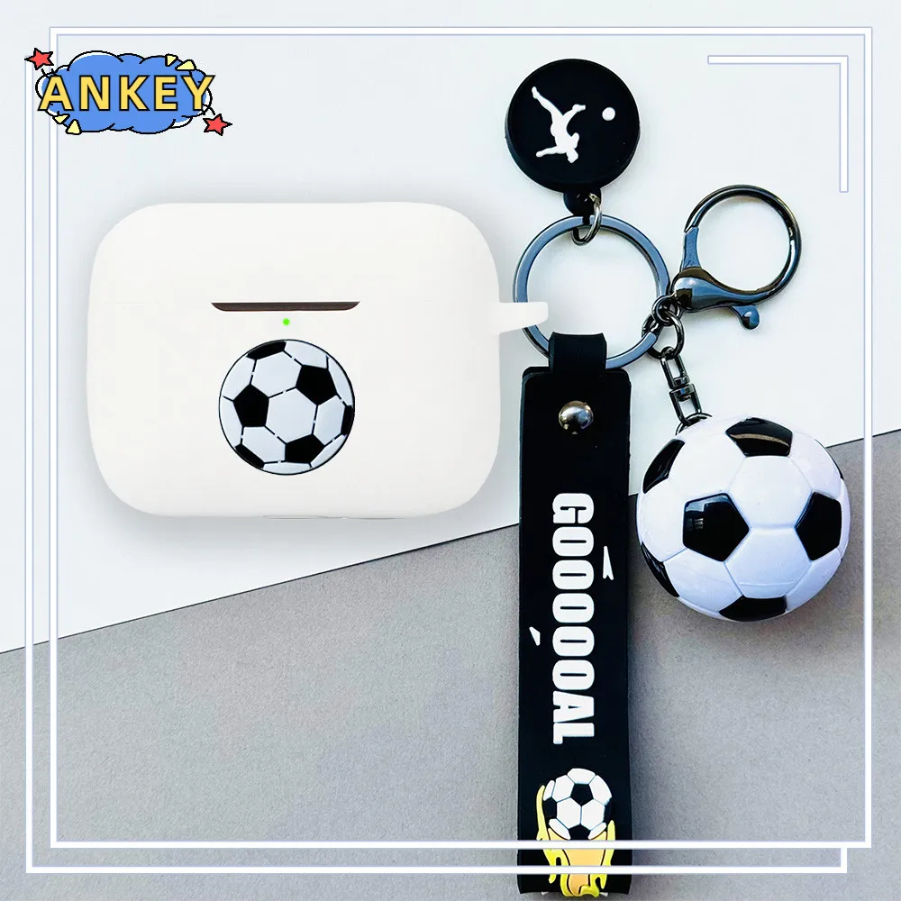 Funda de silicona para Marshall MOTIF II ANC, bonita bola para auriculares, funda protectora suave para auriculares, piel con gancho - imagen 2