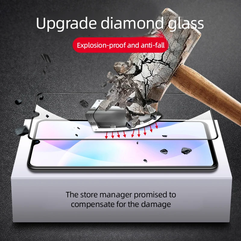 Vidrio de protección para Xiaomi Redmi 7 7A 8 8A 9 9A 9C Protector de pantalla templado Redmi Note 7 8 9 10 Pro funda de película de vidrio de seguridad - imagen 3