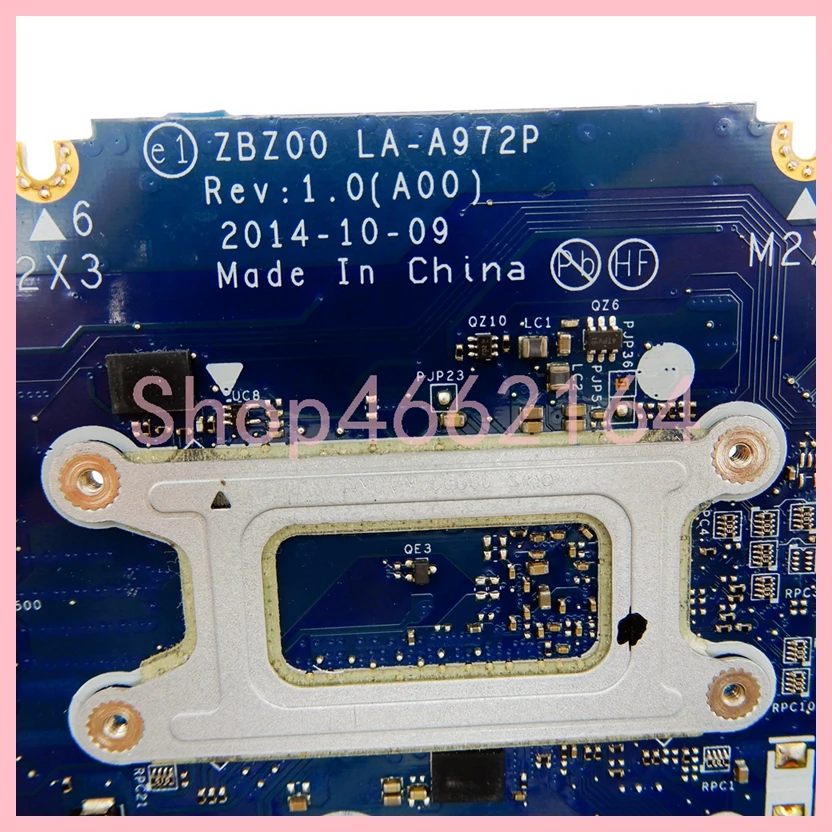 LA-A972P con i3-5010U CPU placa base para portátil DEL Latitude E7250 placa base para ordenador portátil CN 0F9HCX completamente probada OK - imagen 4