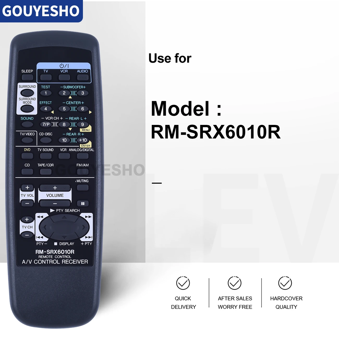 Mando a distancia para receptor de Audio y vídeo, dispositivo para JVC RM-SRX6010R, RM-SRX6010J, RX-6010V, RX-6010VBK, RX-6010RBK, AV, nuevo - imagen 3