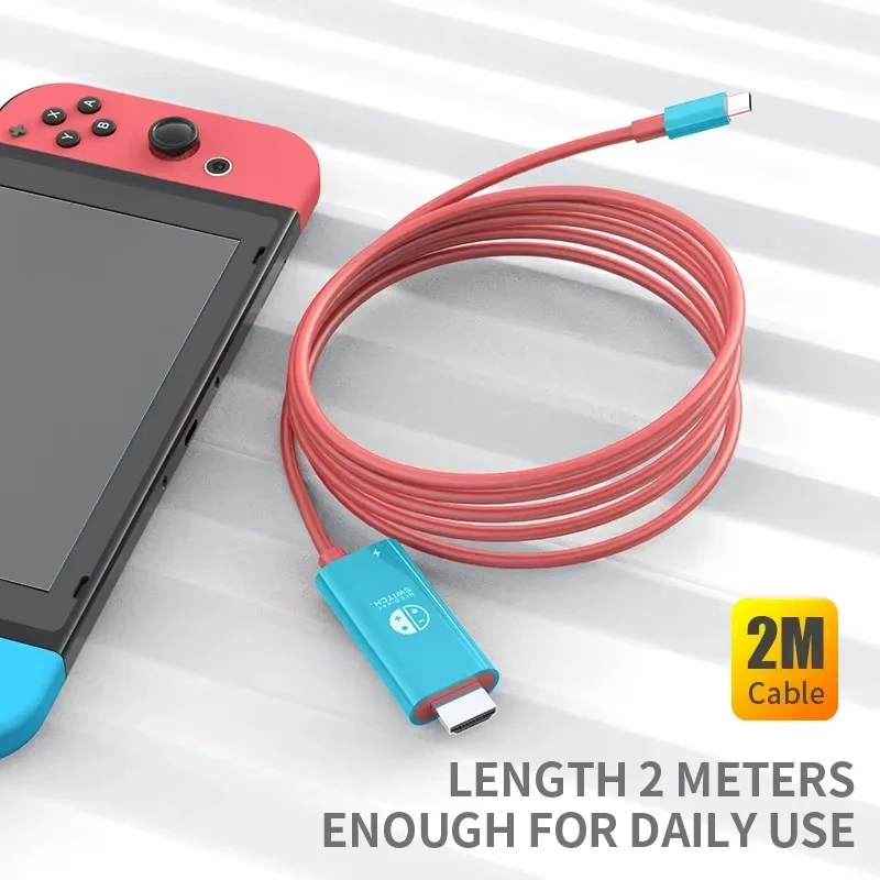Cable tipo C a HDTV para Nintendo Switch con carga PD 4K 1080P 100W Compatible con computadora portátil, tableta, teléfono móvil, SteamDeck - imagen 5