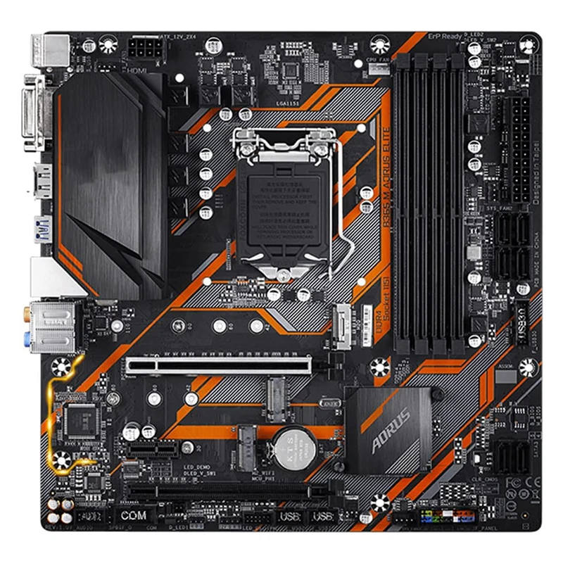 GIGABYTE B365M AORUS ELITE Micro ATX Intel B365 M.2 SSD New 64G Double Channel Support 8 9 Gen LGA 1151 CPU Motherboard - imagen 3