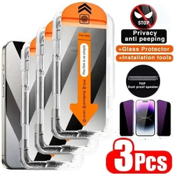 Protector Vidrio Templado Privacidad iPhone 17-12