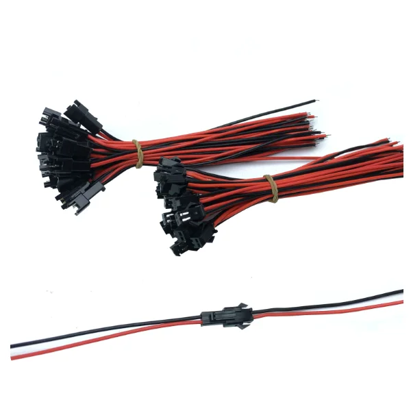 Conector de cable de acoplamiento macho y hembra SM JST de 2,54 MM, 2P, 3P, 4P, 5P, 6P, Conector de Terminal de conexión LED de 20Cm - imagen 3