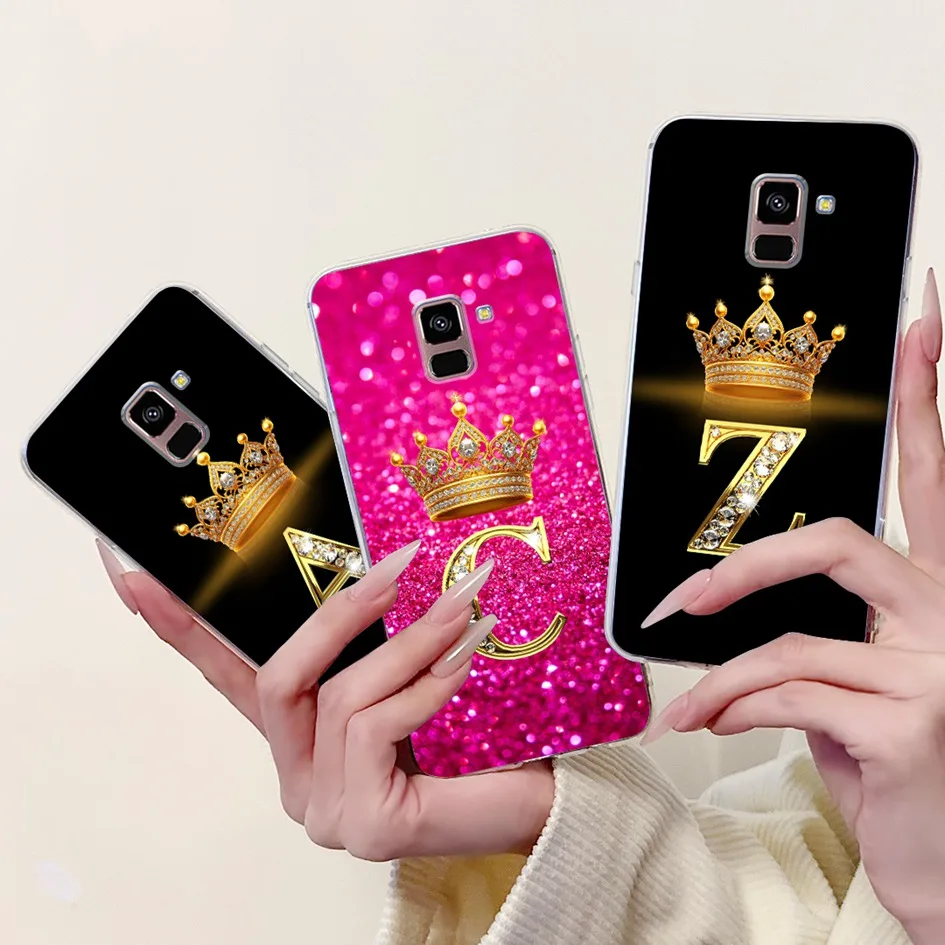 Para Samsung Galaxy A8 Plus A8 + 2018 Funda SM-A530F SM-A730F Funda de silicona letras lindas Funda suave transparente para Samsung A8 2018 Capa - imagen 2