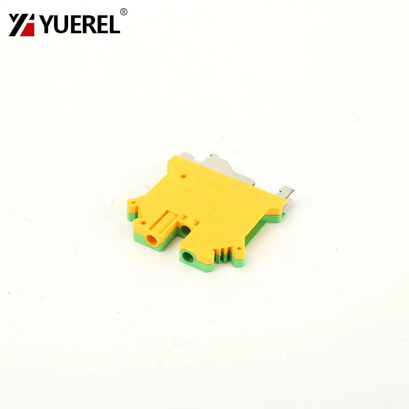 ULSKG2.5 3 5 6 10 16 35 Riel de tornillo de tierra Bloque de terminales Din Protector de tierra Conector eléctrico de cable Modular del Reino Unido - imagen 4