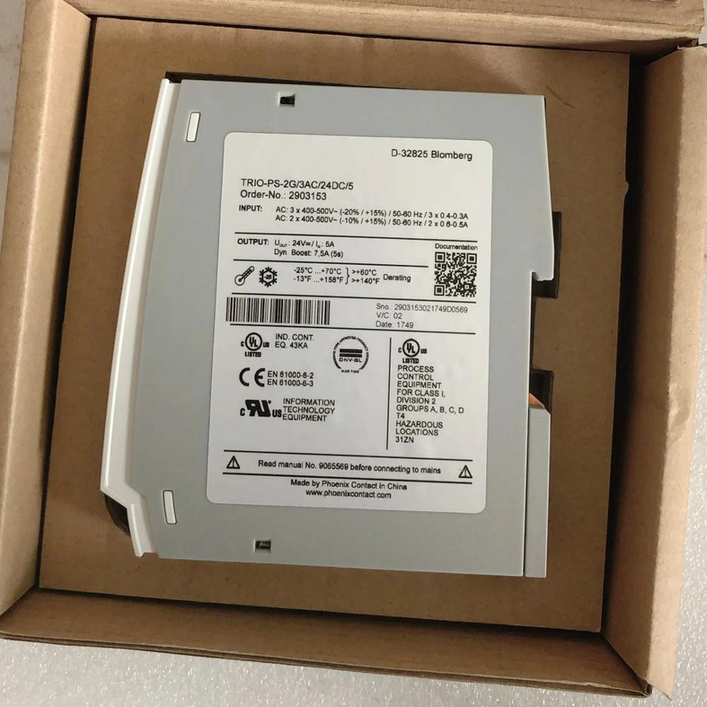 2903153   TRIO-PS-2G/3AC/24DC/5 para salida de fuente de alimentación conmutada Phoenix 24 VCC/5 A - imagen 5