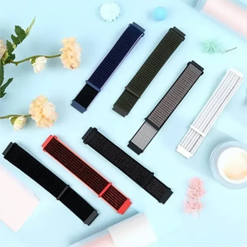 Correa de nailon de 20mm y 22mm para Amazfit GTS4/2/3/3pro/2e/GTS2 Mini/GTR 4 42mm/47mm/GTR2/2e/stratos, correa Amazfit Bip - imagen 5