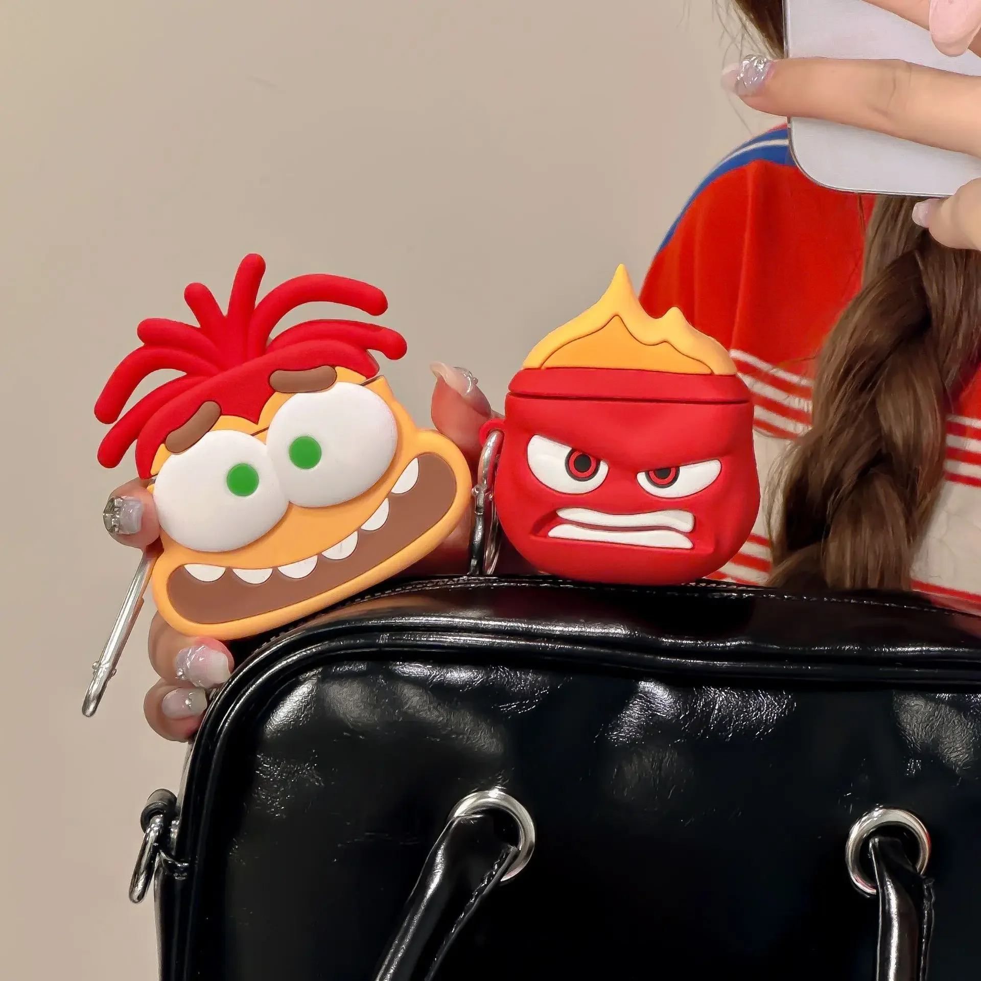 Para funda de Airpods, funda de dibujos animados 3D interior para Airpods Pro 2, funda protectora de silicona para auriculares para Airpods 1/2/3, funda de juguete para niños