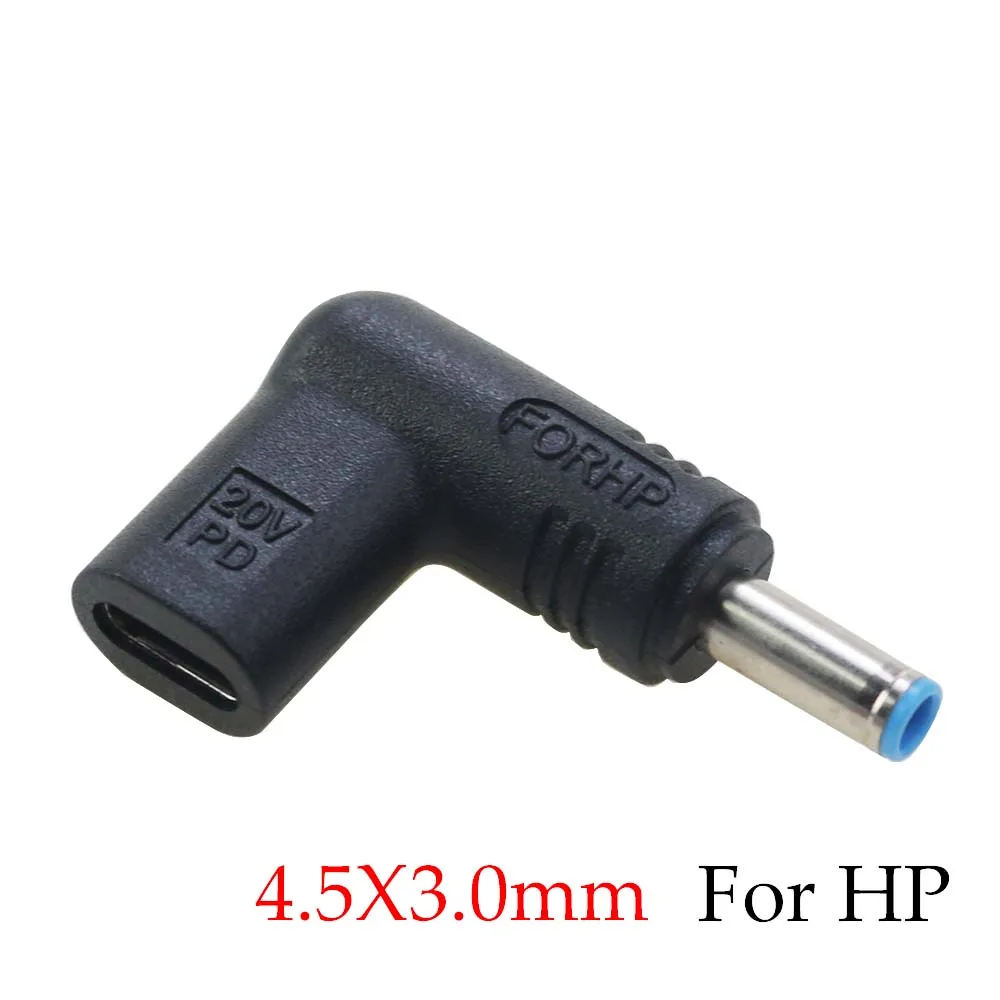 1 Uds PD 20V USB 3,1 tipo C hembra a DC 2,5*0,7 4,0*1,35/1,7 conector macho adaptador de corriente para ordenador portátil enchufe convertidor para ASUS HP Dell - imagen 2