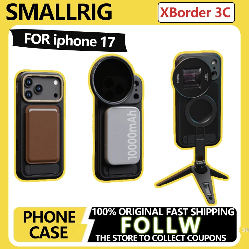 SmallRig 17 Pro/Pro Max jaula para teléfono jaula de vídeo móvil para IPhone 17 Pro Max soporte grabación móvil Kit de vídeo portátil regalo