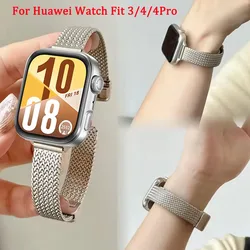 Huawei Watch Fit 4 Pro Correa Magnética Plegable Acero Inoxidable