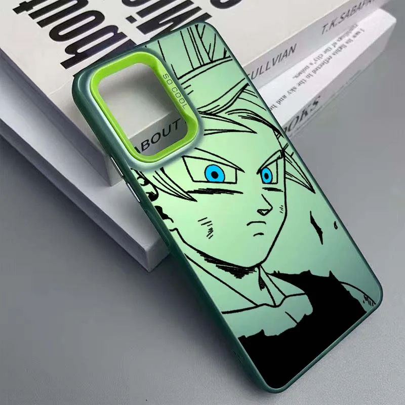 Cool d-dragon Ball Anime funda para Xiaomi Poco X3 X5 X6 F5 F6 M6 Pro GT NFC Pro colorida funda de teléfono plateada - imagen 5