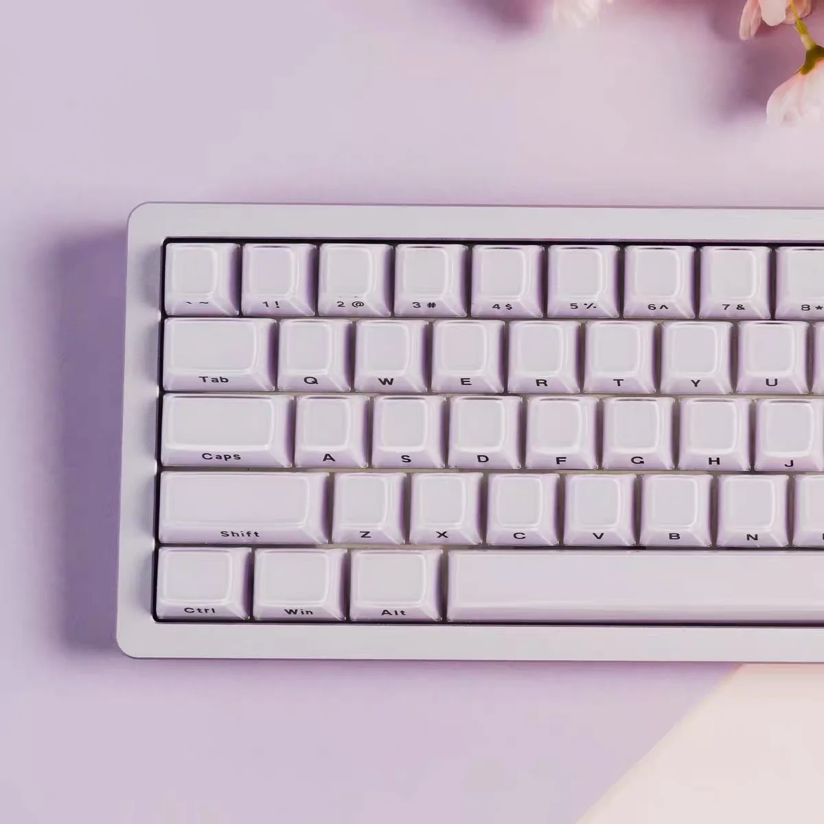 Teclas de gelatina cristalinas, 136 teclas, onda mágica, púrpura, doble disparo, ABS con iluminación lateral, teclas de PC para teclado mecánico MX - imagen 3