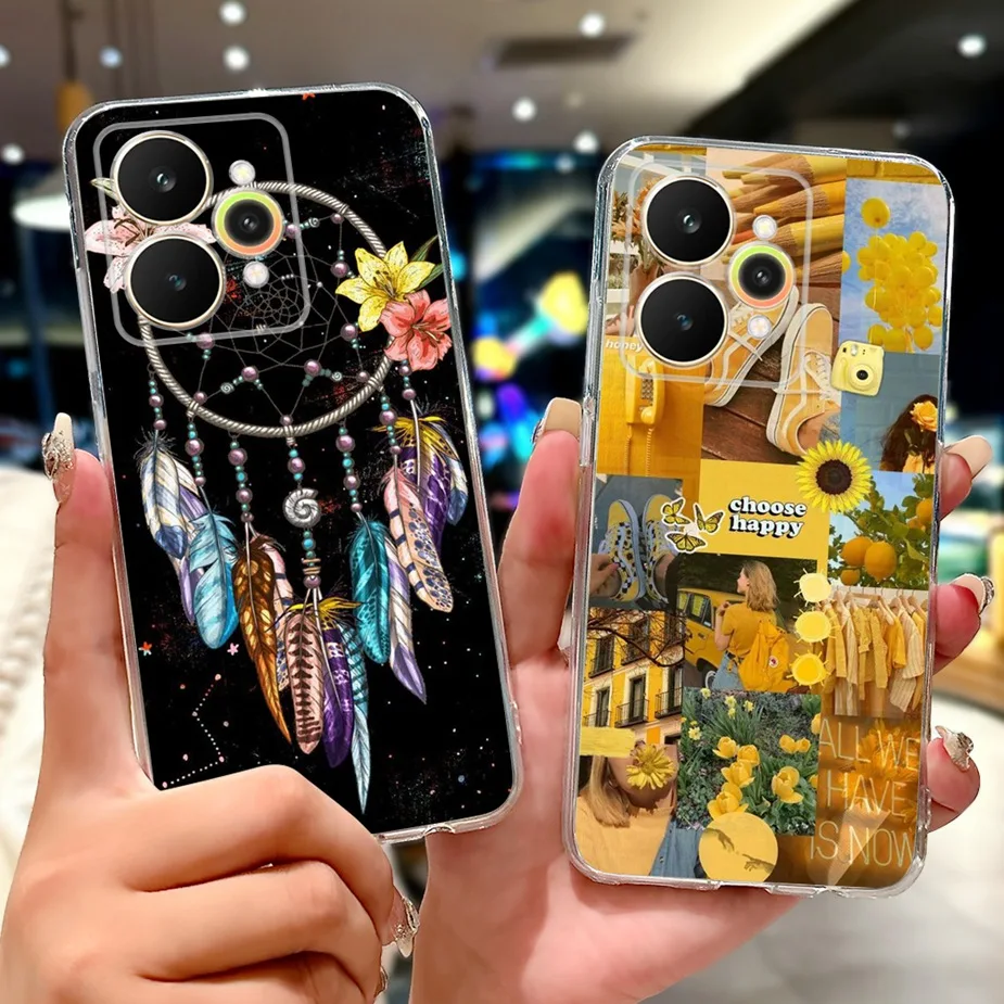 Para Realme 15 funda Realme15 Pro RMX5101 funda pintada de lujo a la moda funda de teléfono delgada suave para Realme 15 Pro 5G cubierta trasera parachoques - imagen 4