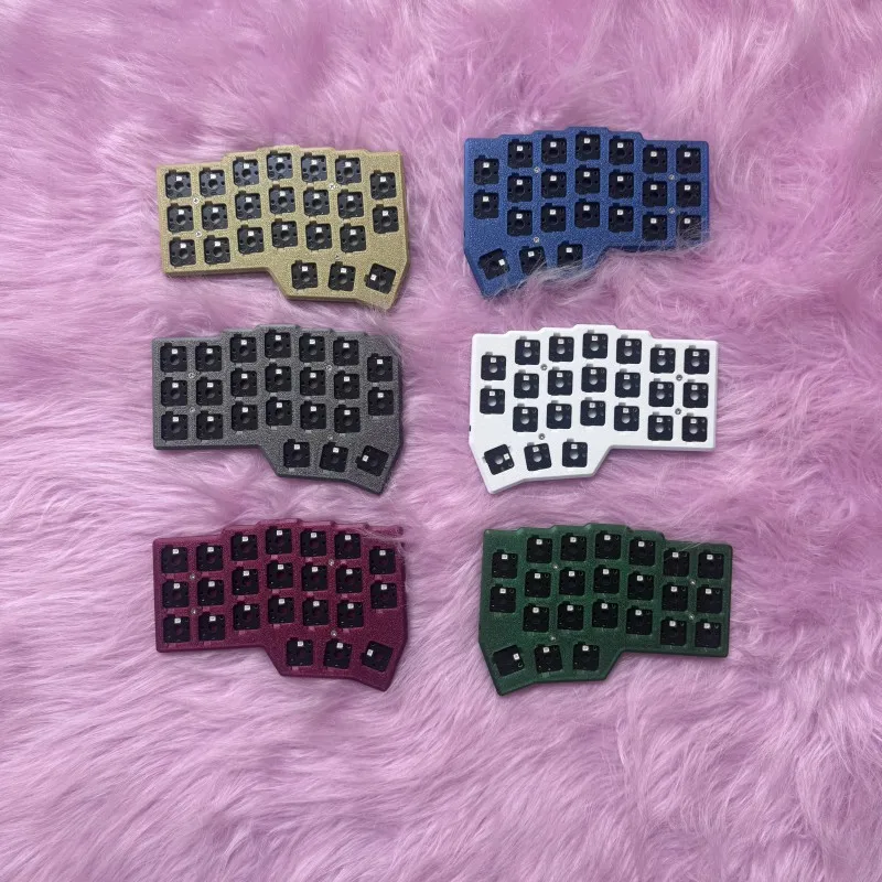 Corne Crkbd V4.1 Teclado mecánico dividido de perfil bajo interruptor CHOC teclado separado con cable personalizado RGB Kit de intercambio en caliente QMK/VIAL - imagen 3