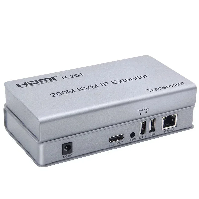 Extensor IP HDMI KVM de 200M a través de Cable Cat5e CAT6 Rj45, convertidor receptor y transmisor de vídeo para cámara PS4 PS5, ordenador portátil y PC para monitorear - imagen 3