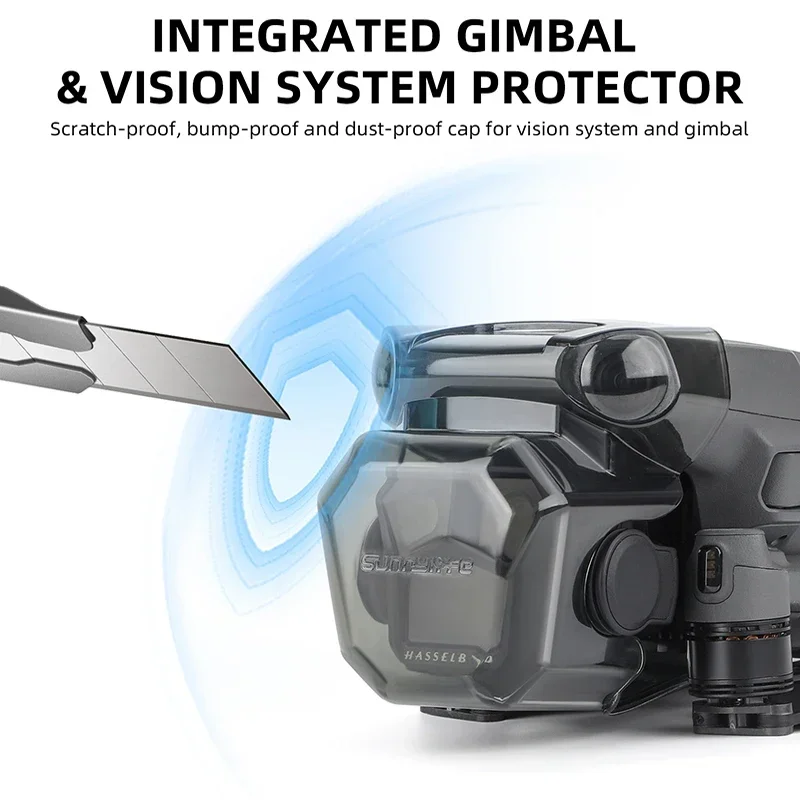 Para DJI Mavic 3 Pro cubierta de protección de lente cardán tapa resistente a caídas accesorios para drones cubierta antipolvo portátil - imagen 4
