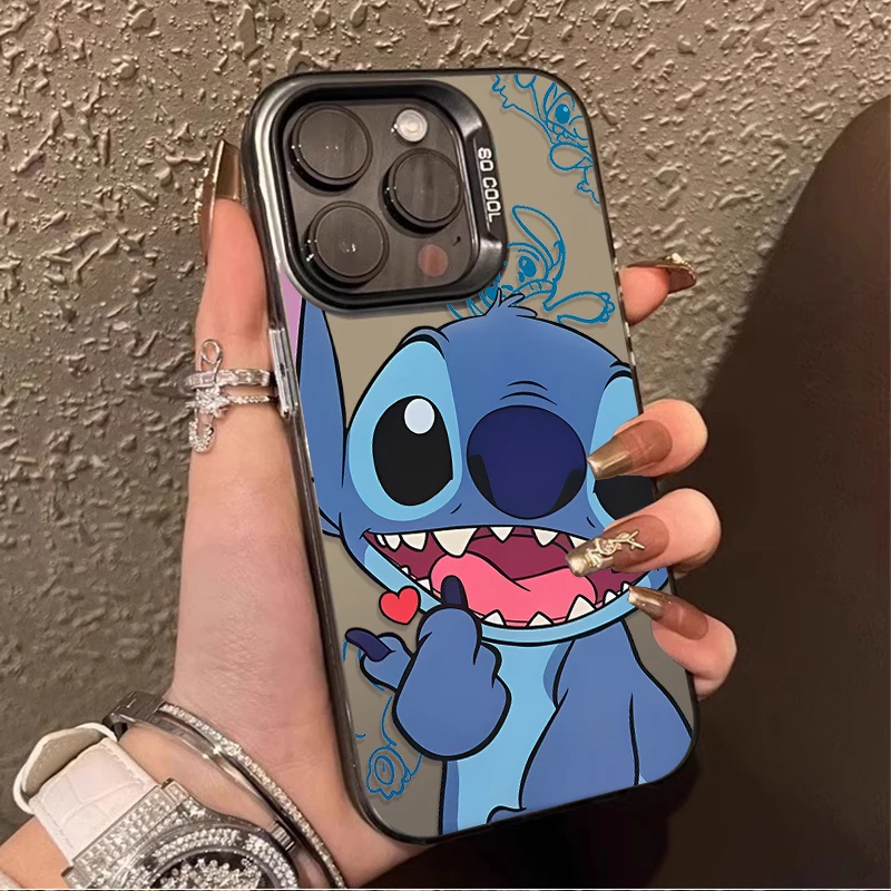 Funda de teléfono Disney Cute Stitch para Xiaomi Redmi Note 14 13 12 11 Pro Plus 4G 5G 12S 11S 10S 10 9 9S 12C 13C 14C A3 A4 contraportada - imagen 2