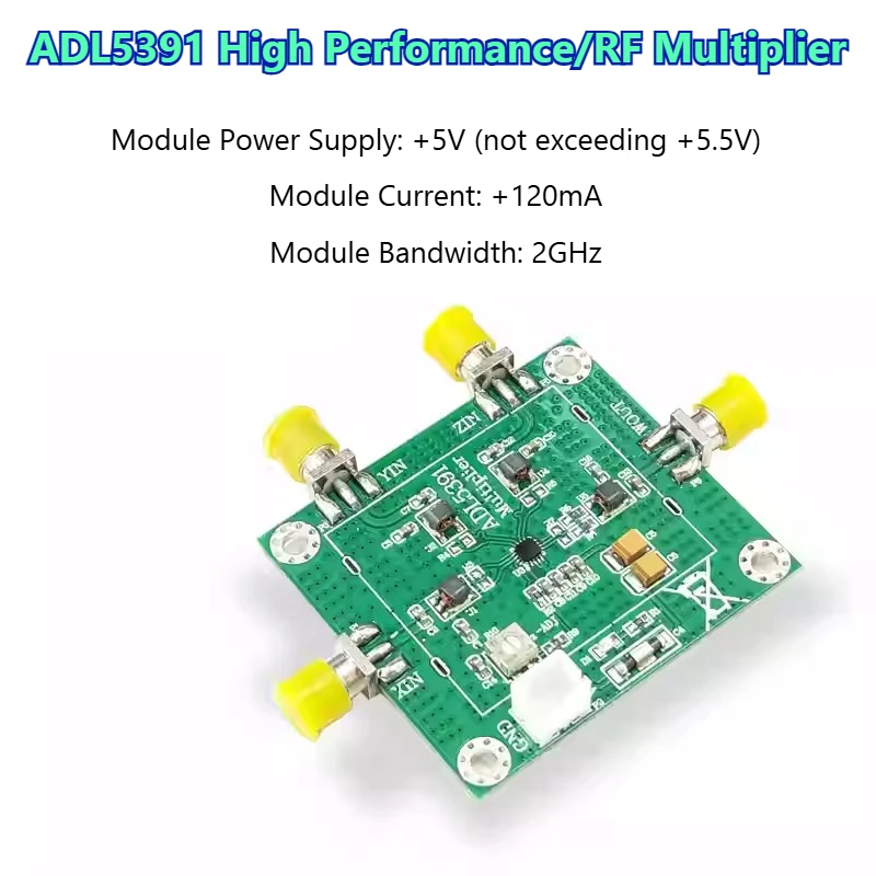 Módulo multiplicador analógico ADL5391 Multiplicador RF de 2 GHz, multiplicador de cuatro cuadrantes, módem KDT5391-007